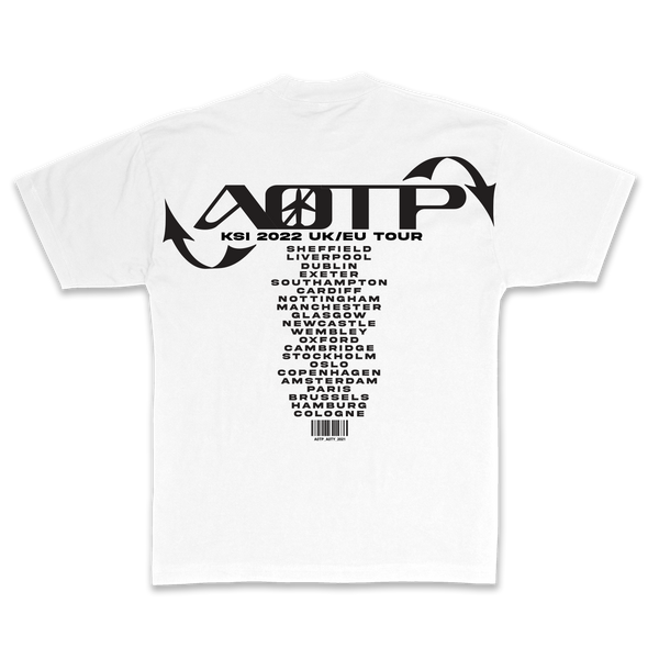 AOTP TOUR TEE WHITE