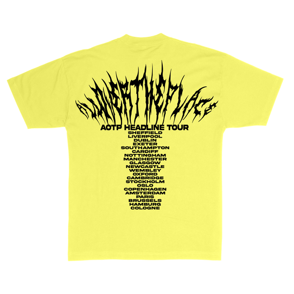 AOTP TOUR TEE YELLOW