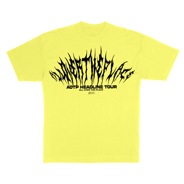 AOTP TOUR TEE YELLOW